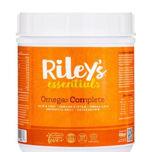 Riley's Organics Riley's Essentials Omega Complete Skin & Coat - 120 Soft Chews