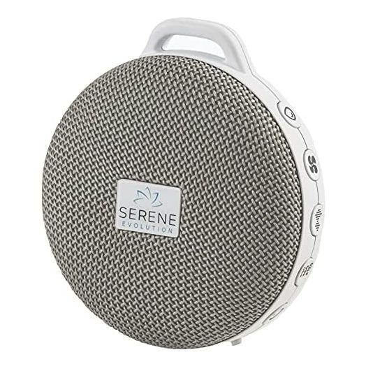 Serene Evolution 36 Sound Portable White Noise Machine for Sleeping Baby, USB Rechargeable Sound Machine for Babies & Kids, Soothing Sleep Sounds Include Heartbeat, Rain, Brown Noise & Ocean Sounds