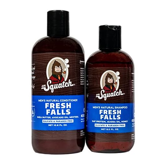 Dr. Squatch Fresh Falls Shampoo + Conditioner Hair Bundle