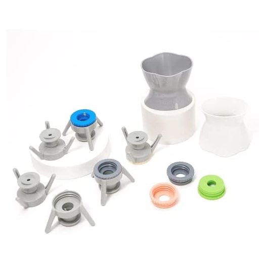 Flip-It! Bottle Emptying Kit (6-Pack, 2 Stands, Pastel Color Edition)