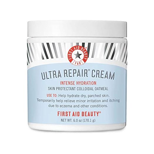 First Aid Beauty Ultra Repair Cream Intense Hydration Moisturizer for Face and Body – 6 oz.