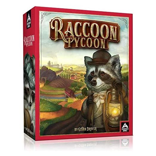 Raccoon Tycoon Forbidden Games, (Standard Edition), Board Game