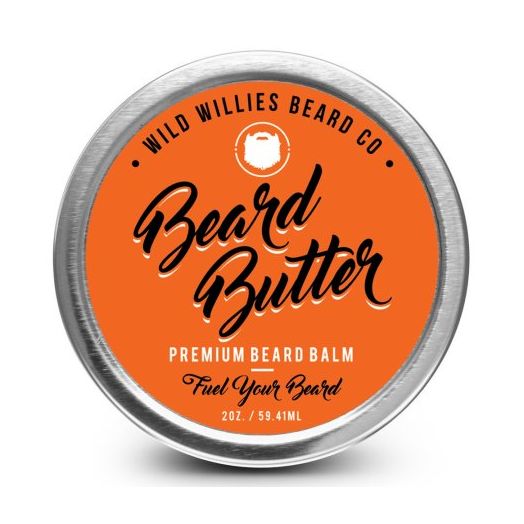Beard Balm Conditioner For Men - Wild Willie's Beard Butter - Amazing Beard Balm with 13 Natural Locally Sourced Ingredients to Condition and Treat Your Beard or Mustache At the Same Time. Huge 2oz