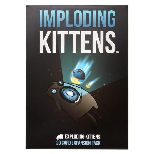Imploding Kittens Expansion Set - Easy Family-Friendly Party Games - Card Games for Adults, Teens & Kids - 20 Card Add-on