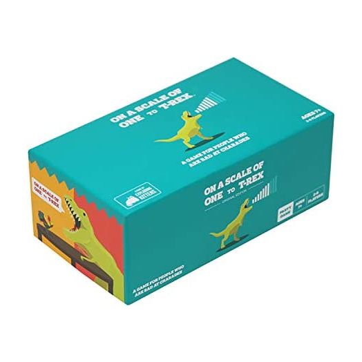 Exploding Kittens LLC On a Scale of One to T-Rex by Exploding Kittens: A Card Game for People Who Are Bad at