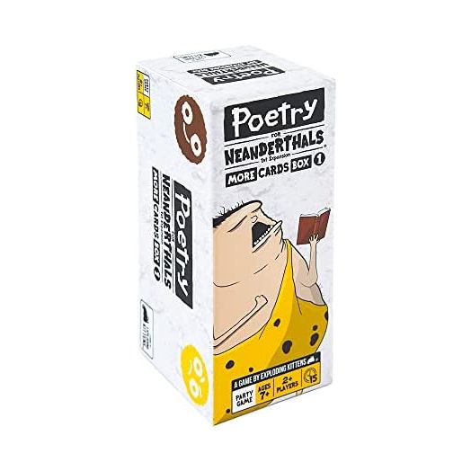Exploding Kittens LLC Poetry for Neanderthals Expansion by Exploding Kittens, Family Card Game, Teens & Kids