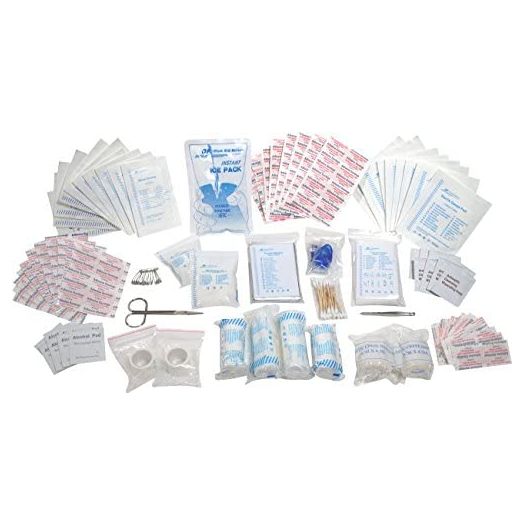 First Aid Kit Refill, 200 Piece, Extra Replacement Supplies for First Aid Kits, Loose Packed Restock Supply Pack