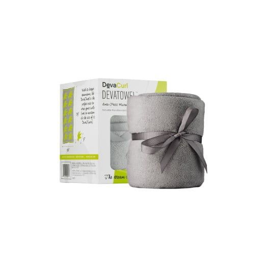 DevaCurl Microfiber Bath Towels, Gray