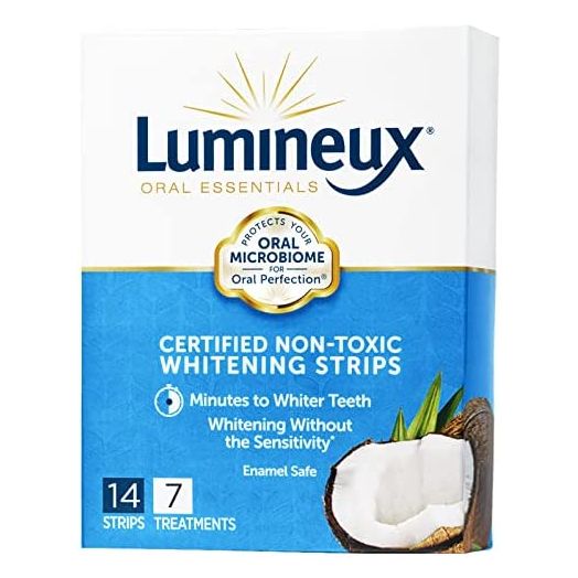 Lumineux Teeth Whitening Strips 7 Treatments - Enamel Safe for Whiter Teeth - Whitening Without the Harm - Dentist Formulated and Certified Non-Toxic - Sensitivity Free