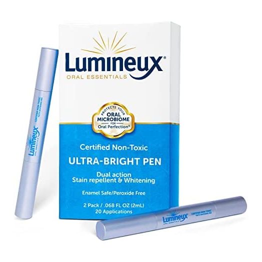 Lumineux Whitening Pen - Bright Pen 2-Pack - Enamel Safe Teeth Whitening - Whitening Without The Harm - Dual Action Stain Repellant - Dentist Formulated and Certified Non-Toxic
