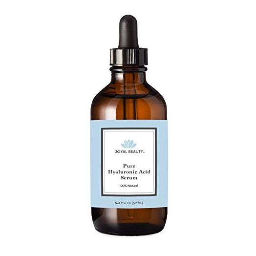 Hyaluronic Acid Serum for Face Skin Lips (2 OZ) 100% Pure All Natural Anti-Aging Serum. Intense Hydration Deep Moisture. Alcohol-Free Paraben-Free