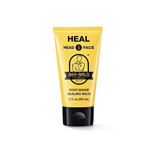 Bee Bald HEAL Post-Shave Healing Balm Immediately Calms & Soothes Damaged Skin, Treats Bumps, Redness, Razor Burn & Other Shaving Related Irritations.