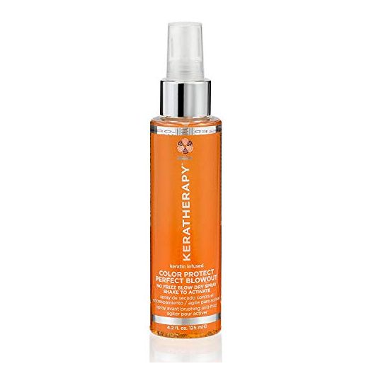 KERATHERAPY Keratin Infused Color Protect Blowout Spray, Clear, 4.2 Fl Oz
