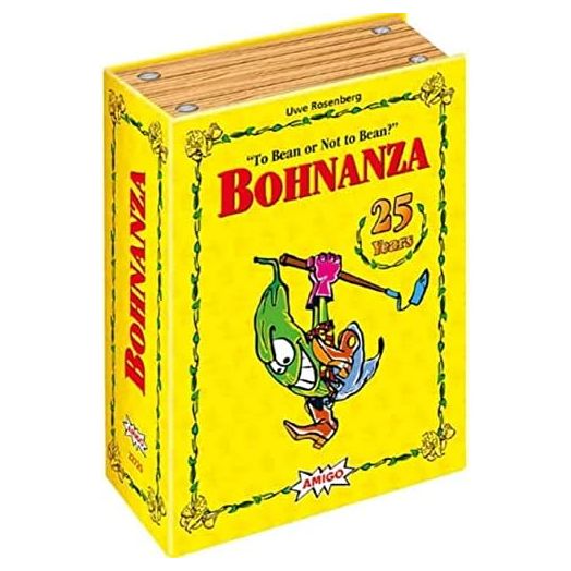 AMIGO Games Bohnanza 25th Anniversary Edition Classic Card Game – Plant & Harvest Your Beans in This Exciting Strategic Game That is Fun for The Whole Family – for Kids & Adults Ages 12 & Older