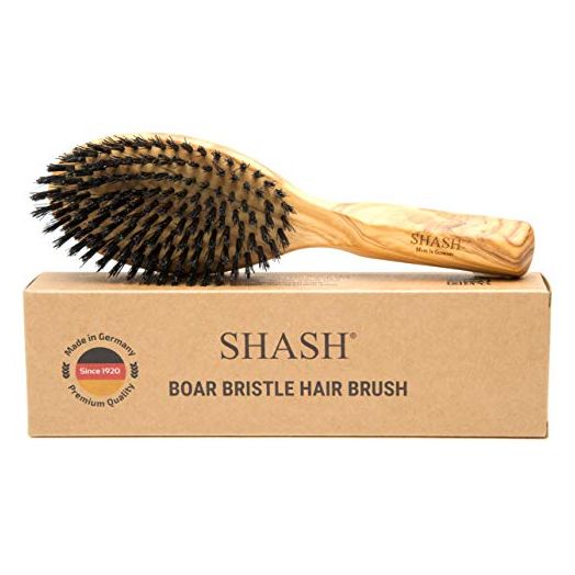 SHASH Made in Germany, Everyday 100% Boar Bristle Hair Brush