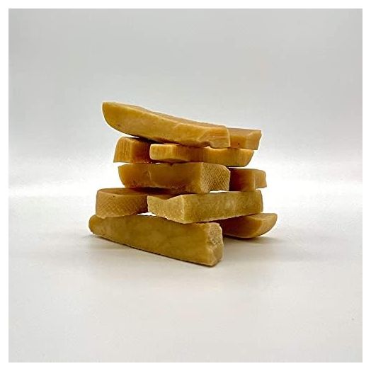 Tibetan Dog Chew Yak Cheese Sticks - Natural Treats for Small to Large Dogs, Lasting, Digestible, Promotes Dental Health, Rawhide and Grain-Free, Ideal for Aggressive Chewers, 10-Pack