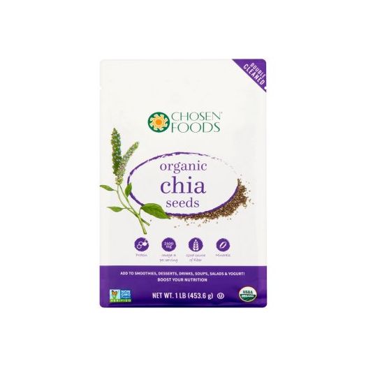 Chosen Foods Organic Chia Seeds, 1.0 Lb