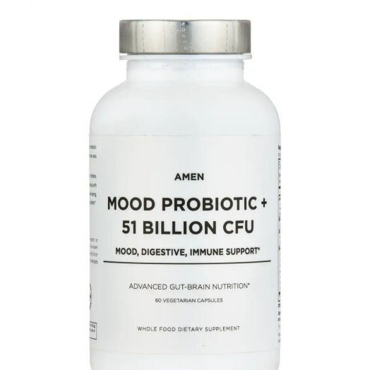 Amen Mood Probiotic + 51 Billion CFU - 60 Vegetarian Capsules