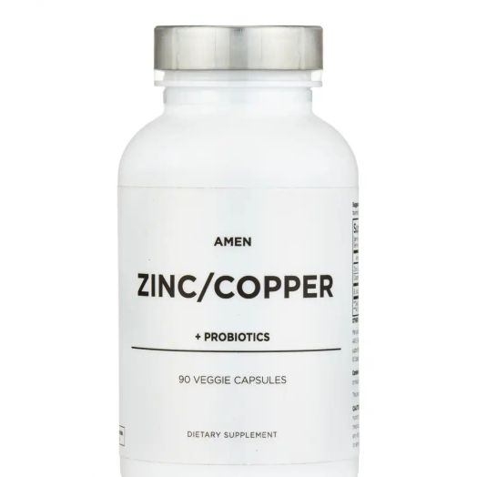 Amen Zinc/Copper with Probiotics - 90 Veggie Capsules