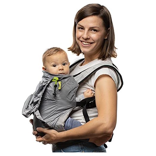 Boba Air Baby Carrier - Grey - Breathable mesh Shoulder Straps, Padded Leg Openings for Extended Support and Comfort