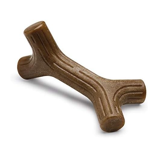 Benebone Bacon Stick Durable Dog Chew Toy for Aggressive Chewers, Real Bacon, Made in USA, Medium