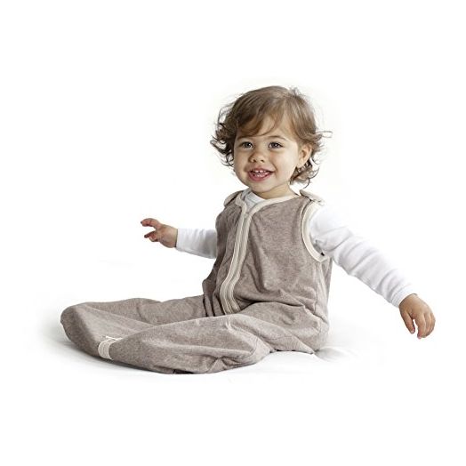 baby deedee Wearable Blanket Baby and Toddler Sleeping Sack, Baby Sleeping Bag, Sleep Nest Lite, Mocha Heather, Medium (6-18 Months)