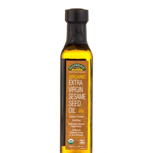 NOW Ellyndale Foods Organic Extra Virgin Sesame Seed Oil - 8.45 fl. oz (250 ml)