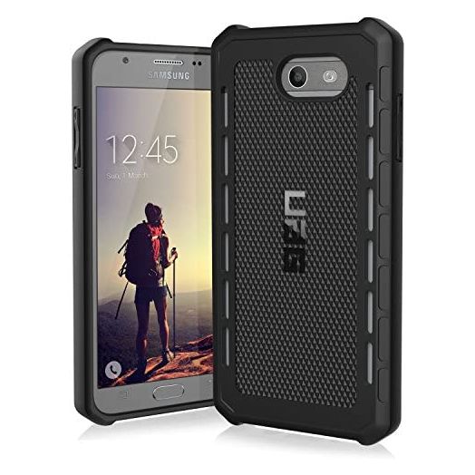 URBAN ARMOR GEAR UAG Designed for Samsung Galaxy J7 (2017) Outback Feather-Light Rugged [Black] Military Drop Tested Phone Case