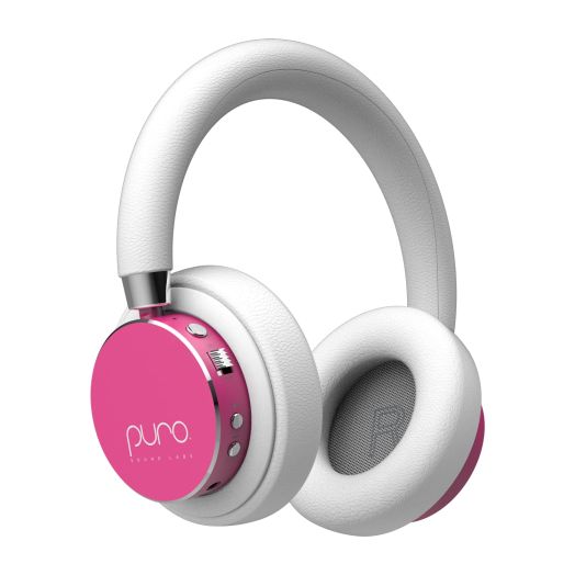 Puro Sound Labs BT2200s Plus Volume Limited Kids’ Bluetooth Headphones (Pink)