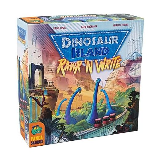 Dinosaur Island Rawr and Write Game | Roll and Write Strategy Game | Fun Drawing Game for Adults and Kids | Ages 10+ | 1-4 Players | Average Playtime 30-45 Minutes | Made by Pandasaurus Games