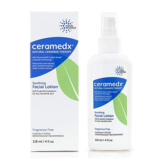 CERAMEDX – Soothing Facial Lotion | Natural Ceramide Lotion for Dry, Sensitive Skin | Cruelty Free, Vegan & Fragrance Free | 4 fl oz