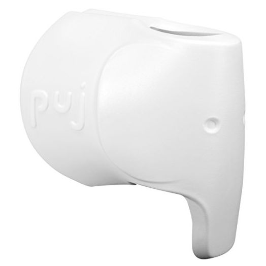Puj – Snug, Ultra-Soft Spout Cover for Bathtub Taps, BPA-and-PVC-Free Faucet Cover for Safe Baths, Non-Absorbent Bathtub Faucet Cover, Kids’ Bathroom Safety Products, White