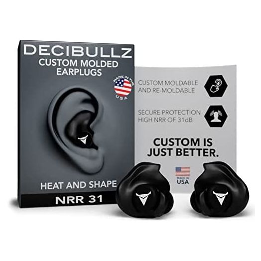 Decibullz, Custom Molded Earplugs, 31dB Highest NRR
