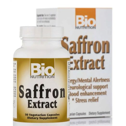 Bio Nutrition Saffron Extract - 50 Vegetarian Capsules