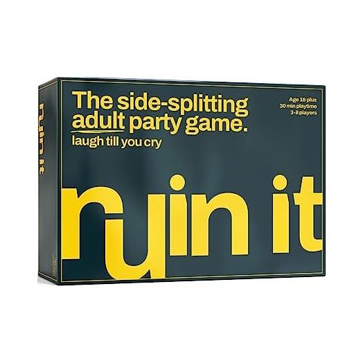 Ruin It - Fun Adult Party Board Game for Group Game Night - Ages 18+ (3-8 Players)