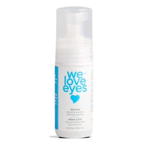 We Love Eyes: Tea Tree Eyelid Foaming Cleanser - Vegan. All natural. Cruelty free. Safe for false lashes.