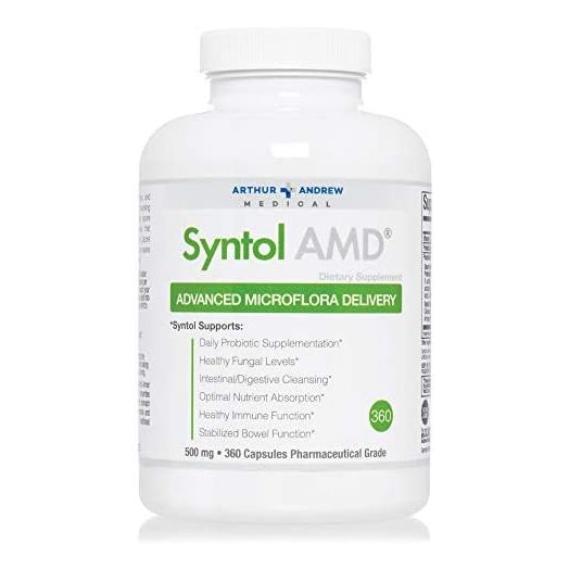 Arthur Andrew Medical, Syntol AMD, Probiotic and Enzyme Blend for Yeast Balance, 360 Capsules