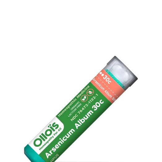 OLLOIS Arsenicum Album 30c Organic, Lactose-Free Homeopathic Medicine, 80 Pellets (Pack of 1)
