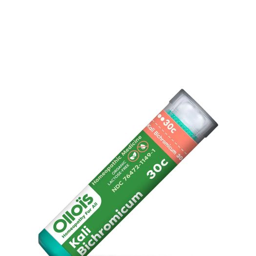 OLLOIS Kali Bichromicum 30c, Organic, Lactose-Free Homeopathic Medicine, 80 Pellets (Pack of 1)