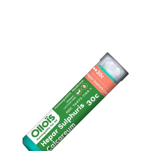 Ollois Organic, Lactose-Free Hepar Sulphuris Calcareum 30c - 80 Pellets