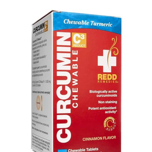 Redd Remedies Curcumin C3 Reduct, Cinnamon Flavor - 60 Chewable Tablets