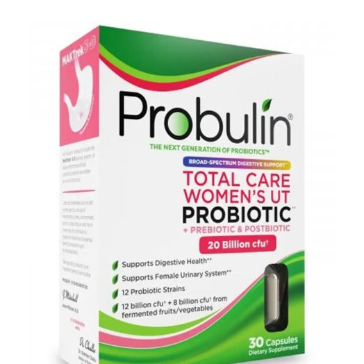 Probulin Total Care Woman's UT Probiotic 20 Billion CFU†- 30 Capsules