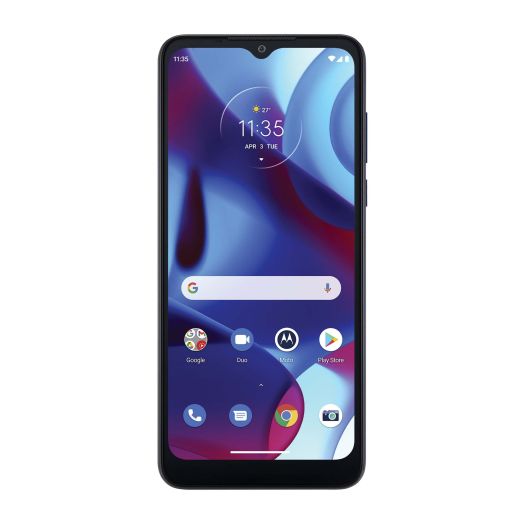 Consumer Cellular, Motorola, Moto G Pure, 32GB, Indigo - Smartphone