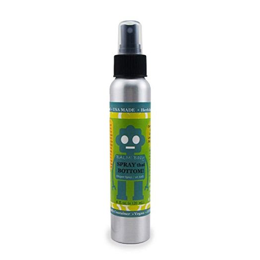 BALM! Baby - Spray That Bottom All Natural Diaper Spray / 1st Aid for Diaper Rash, Eczema, Bug Bites, Itchy Cradle Cap & More | Cloth Diaper Safe