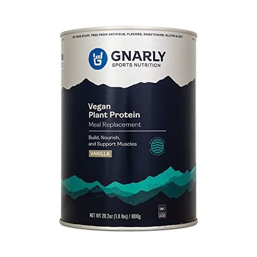 Gnarly Nutrition, Meal Replacement Vegan Protein Blend from Pea, Chia and Cranberry for Muscle Development, Vanilla, 16 Servings