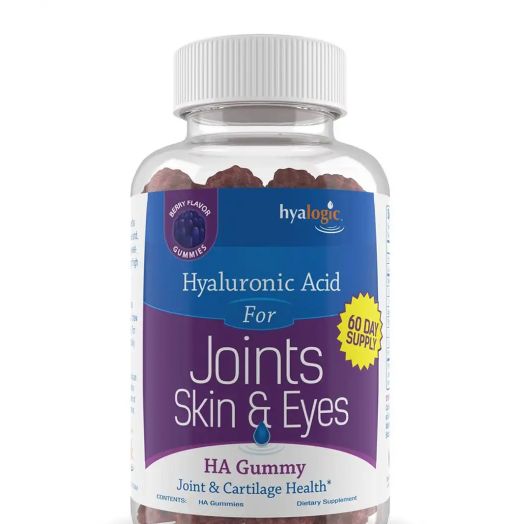 Hyalogic Hyaluronic Acid for Joints, Skin & Eyes, Berry Flavor - 30 Gummies