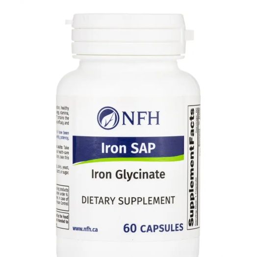 NFH - Nutritional Fundamentals for Health Iron SAP - 60 Capsules