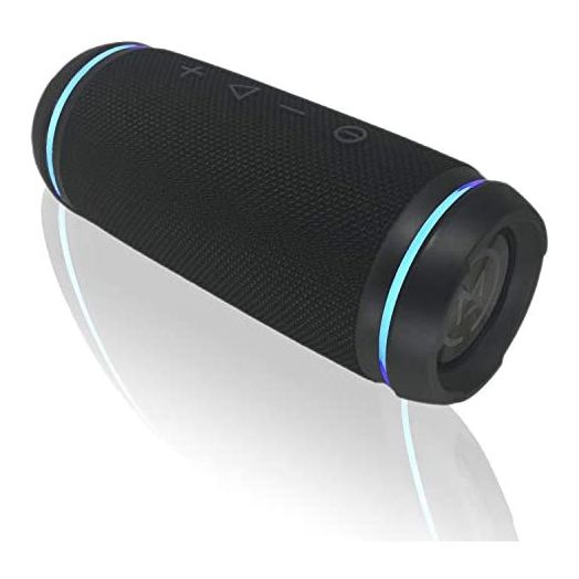 Morpheus 360 Sound Ring Wireless Portable Speakers - Waterproof Bluetooth Speaker - 12W Loud (Black)