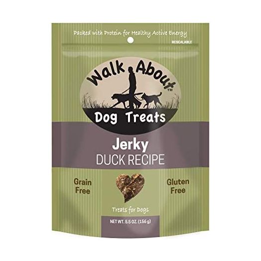 Walk About Pet, Dog Jerky Treats, Grain-Free, Gluten-Free, Single Source Protein Package May Vary