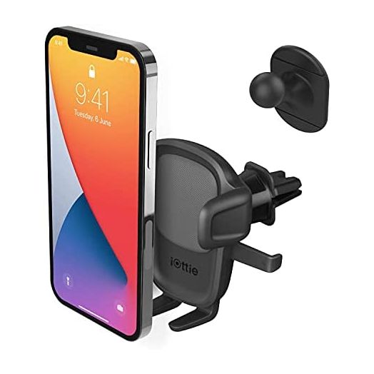 iOttie Easy One Touch 5 Air Vent Universal Car Mount Phone Holder W/Flush Mount for iPhone, Samsung, Moto, Huawei, Nokia, LG, Smartphones